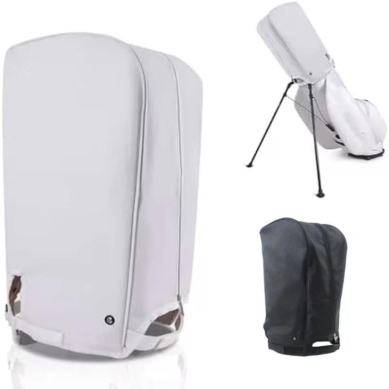 Golf Bag Stand Cart - ผ้าคลุมกันฝุ่นสำหรับไม้กอล์ฟแบบพกพา ป้องกันฝน เหมาะสำหรับถุงกอล์ฟแบบตั้งพื้น ถุงใส่รถเข็นกอล์ฟ ใช้กลางแจ้งได้