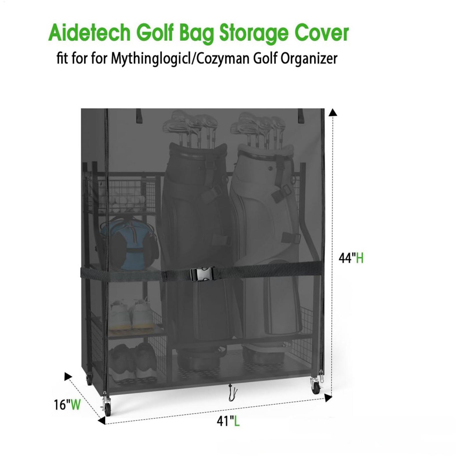 ผ้าคลุมกันฝนสำหรับถุงกอล์ฟ ผ้า - Golf Equipment Garage Storage บทวิจารณ์และราคา
