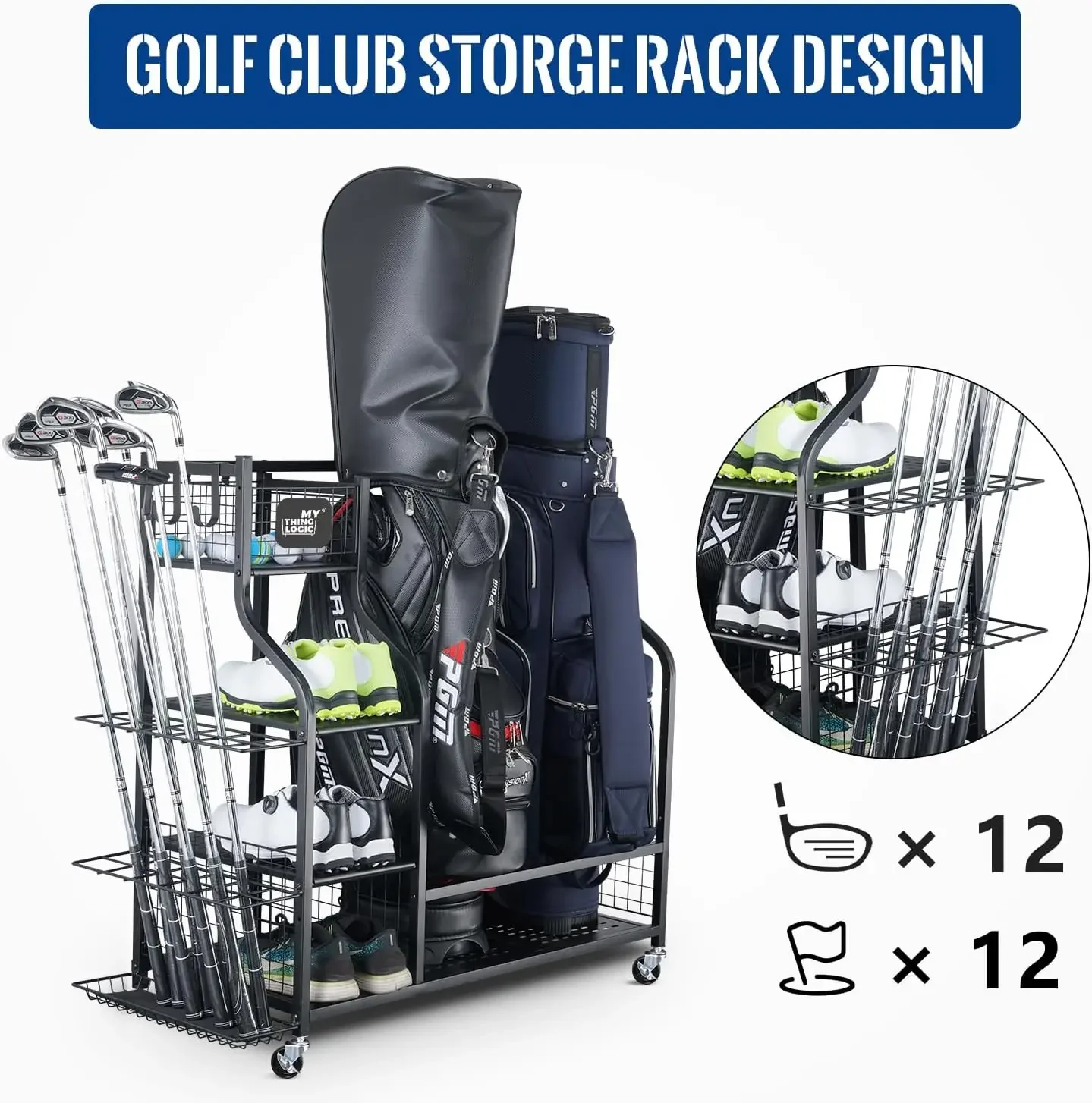 ที่เก็บอุปกรณ์กอล์ฟในโรงรถ, แท - Golf Equipment Garage Storage บทวิจารณ์และราคา