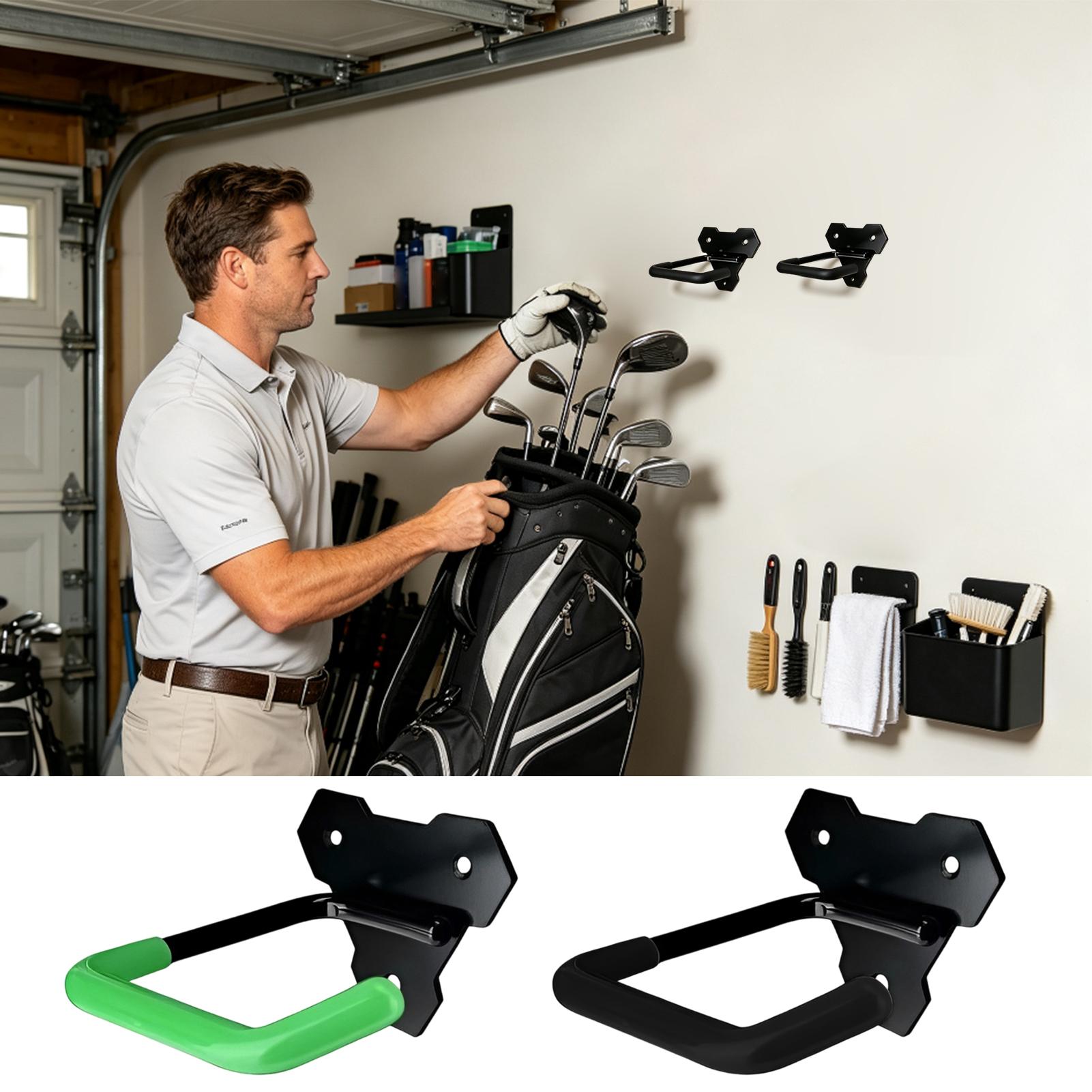 ตะขอแขวนติดผนังสำหรับกระเป๋ากอ - Golf Equipment Garage Storage บทวิจารณ์และราคา