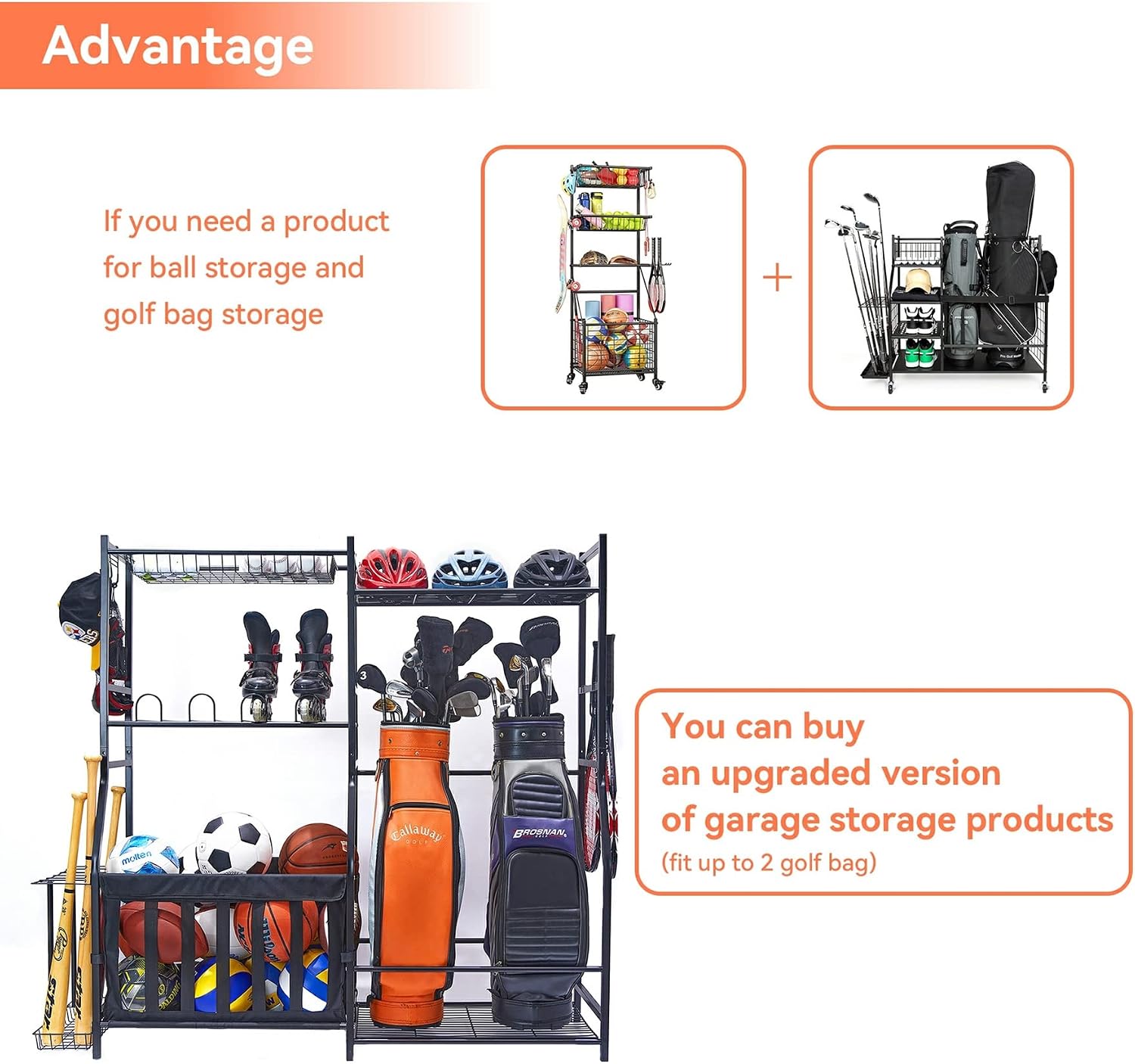 ชั้นวางอุปกรณ์กีฬาในโรงรถ ที่ว - Golf Equipment Garage Storage บทวิจารณ์และราคา