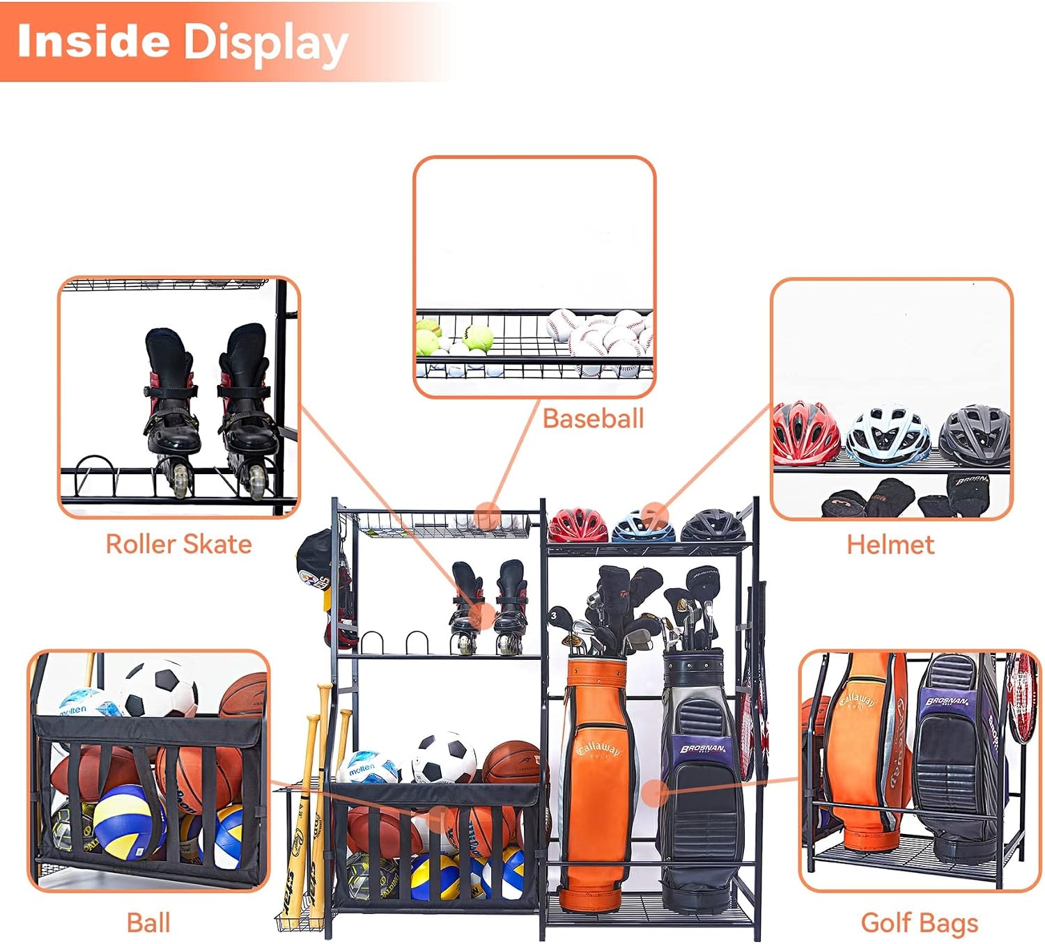 ชั้นวางอุปกรณ์กีฬาในโรงรถ ที่ว - Golf Equipment Garage Storage บทวิจารณ์และราคา