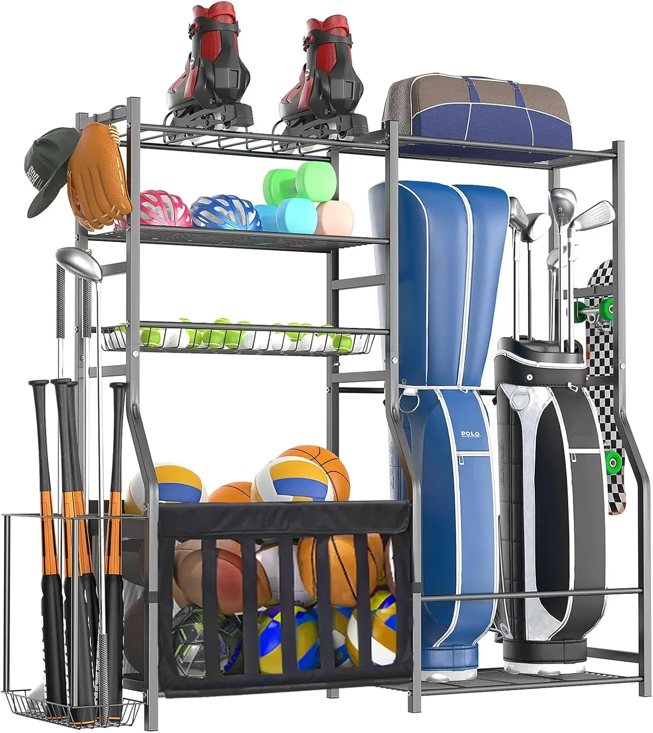 ชั้นวางอุปกรณ์กีฬาสำหรับโรงรถแ - Golf Equipment Garage Storage บทวิจารณ์และราคา